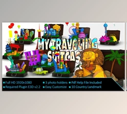 Download My Travelling Suitcase (Videohive 19397527) - AE Project