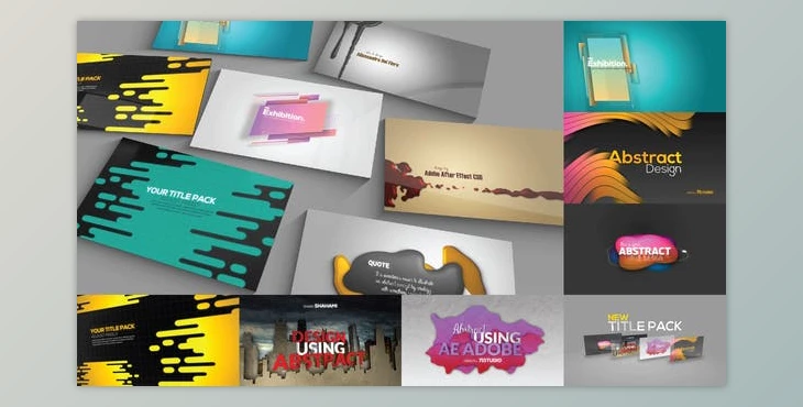 Download Abstract Title Pack (Videohive 24225125) - AE Project