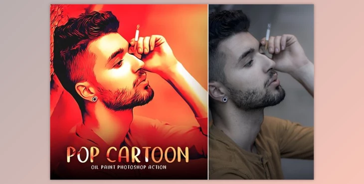 Download POP Cartoon Oil Paint By U Design (ATN)