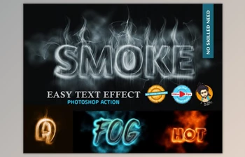 Download Smoke Text Effect Plugin By MRI <span class='badge badge-warning'>STUDIO</span> (Atn, Abr, Pat)