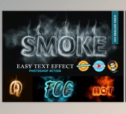 Download Smoke Text Effect Plugin By MRI STUDIO (Atn, Abr, Pat)
