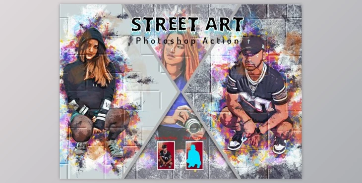 Download Street Art Photoshop Action By Studio Retouch