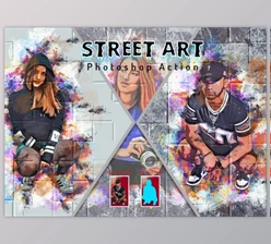 Download Street Art Photoshop Action By Studio Retouch
