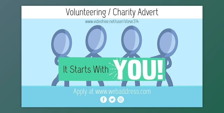 Download Volunteer Fundraising Advert / NGO Charity Campaign (Videohive 22010451) - AE Project