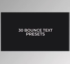 Download 30 Bounce Text Presets (Motionarray 102977) - AE Project