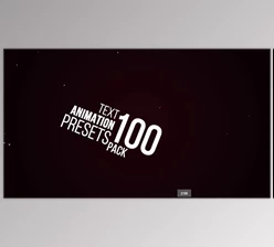Download 100 Text Animation Pack (Motionarray 99043) - AE Project