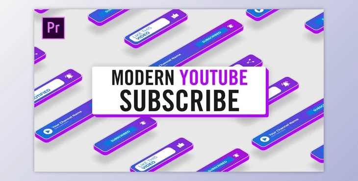 Download Modern Youtube Subscribe (Videohive 33241185) - PR Project
