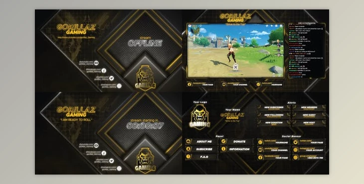 Download Streamer Broadcasting Pack (Videohive 29802998) - AE Project