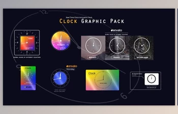 Download <span class='badge badge-warning'>Real</span> Time Clock Animation Pack (<span class='badge badge-warning'>Videohive</span> 33784578) - AE <span class='badge badge-warning'>Project</span>
