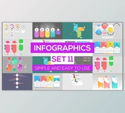 Download Infographics Set 11 (Videohive 24981486) - AE Project