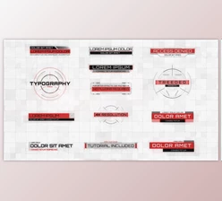 Download Cinematic HUD Titles (Videohive 21586776) - AE Project