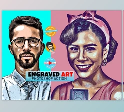Download Engraved Art Effect By MRI STUDIO