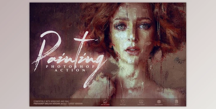 Download Painting Photoshop Action By amorjesu