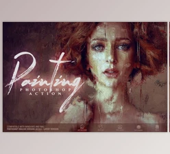 Download Painting Photoshop Action By amorjesu