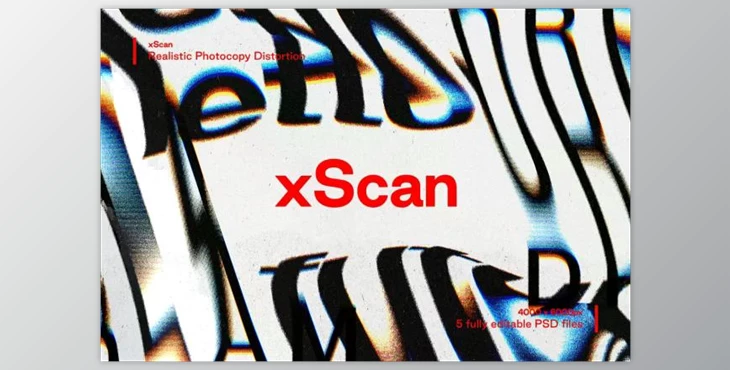 Download xScan – Photocopy Distortion Effect By Studio 2am (PSD)