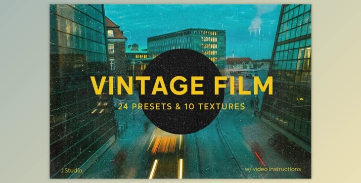 Download Vintage Film: LR Presets & Film Dust By J.Studio CreativeMarket 6343141