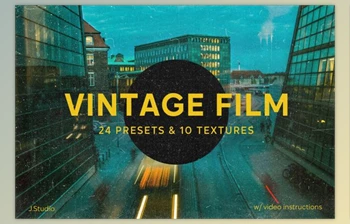 Download Vintage Film: <span class='badge badge-warning'>LR</span> <span class='badge badge-warning'>Presets</span> & Film Dust By J.Studio CreativeMarket 6343141