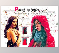 Download Paint Splatter Photoshop Action By Studio Retouch