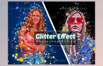Download <span class='badge badge-warning'>Glitter</span> Effect Photoshop Action By Studio Retouch