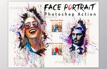 Download <span class='badge badge-warning'>Face</span> Portrait Photoshop Action By Studio Retouch
