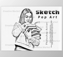 Download Sketch Pop Art PS Action By Studio Retouch