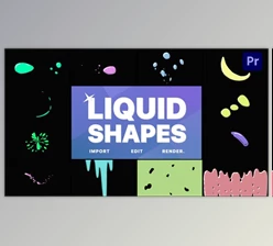 Download Liquid Shapes | Premiere Pro MOGRT (Videohive 33758204)