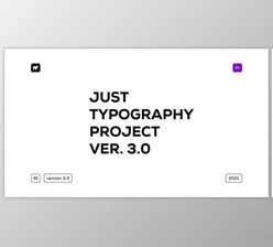 Download Just Typography 3.0 - for Premiere Pro | Essential Graphics (Videohive 33757176) - PR Project