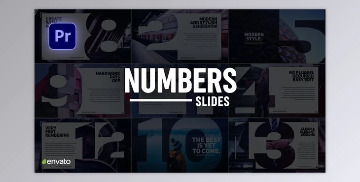 Download Numbers Slideshow for Premiere Pro (Videohive 33745589) - PR Project