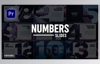Download Numbers Slideshow for Premiere Pro (<span class='badge badge-warning'>Videohive</span> 33745589) - PR <span class='badge badge-warning'>Project</span>