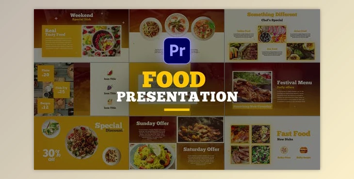Download Food Presentation Slideshow for Premiere Pro (Videohive 33745020)