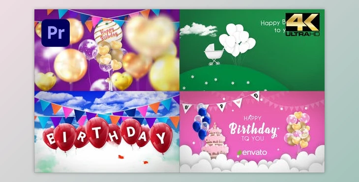 Download Happy Birthday Opener | Mogrt (Videohive 33727399)
