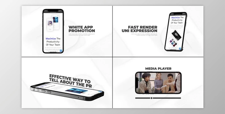 Download White App Promo v2.0 (Videohive 33842687) - AE Project