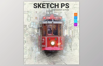 Download Sketch ps Photoshop Action By denis154 (<span class='badge badge-warning'>ABR</span>, ATN)