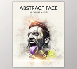 Download Abstract Face – Photoshop Action By dgas99 (ABR, PAT, ATN)