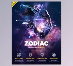 Download Zodiac CS4+ Photoshop Action By FD-Design (ABR, ATN)