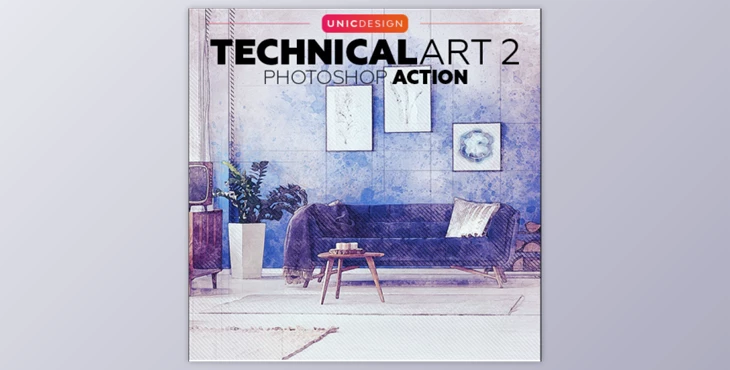 Download TechnicalArt 2 Photoshop Action By UnicDesign (ABR, PAT, ATN)