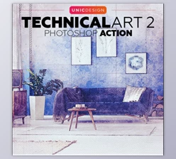 Download TechnicalArt 2 Photoshop Action By UnicDesign (ABR, PAT, ATN)