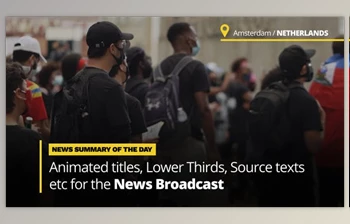 Download News Titles - <span class='badge badge-warning'>Animated</span> Titles and Lower Thirds for Broadcast News (Videohive 33785533) - AE Project