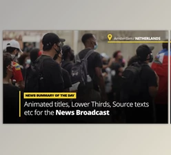 Download News Titles - Animated Titles and Lower Thirds for Broadcast News (Videohive 33785533) - AE Project
