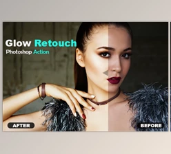 Download Glow Retouch Photoshop Action By fokkira