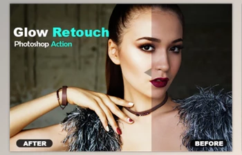 Download Glow Retouch Photoshop <span class='badge badge-warning'>Action</span> By fokkira