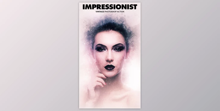 Download Impressionist Vintage Photoshop Action By KGNDesign (ABR, PAT, ATN)