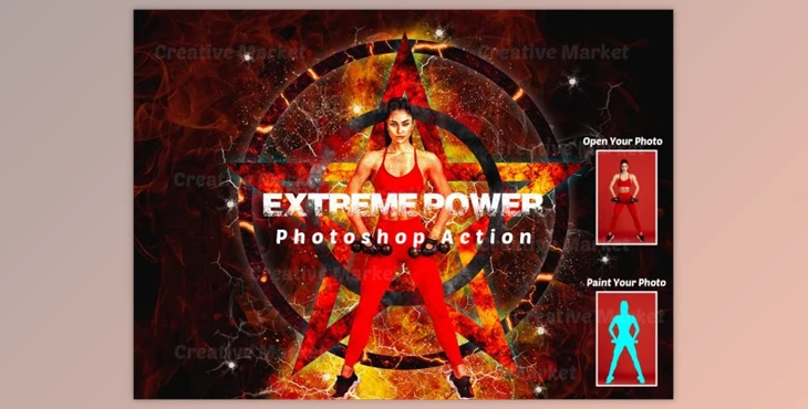 Download Extreme Power Photoshop Action By Studio Retouch