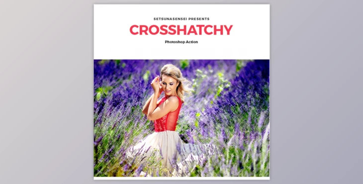 Download Crosshatchy Photoshop Action By SetsunaSensei