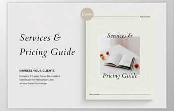 Download Services & Pricing Guide | <span class='badge badge-warning'>Canva</span> By Ralony