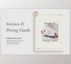 Download Services & Pricing Guide | Canva By Ralony