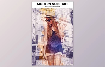 Download Modern Noise <span class='badge badge-warning'>Art</span> Photoshop Action By PSDSquare (ABR, PAT, ATN)