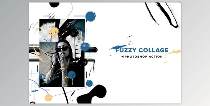 Download Fuzzy Collage Photoshop Action 6357886