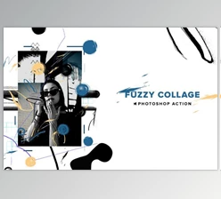 Download Fuzzy Collage Photoshop Action 6357886