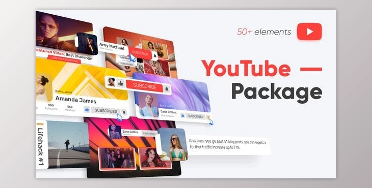 Download YouTube Package (Videohive 33137931) - AE Project